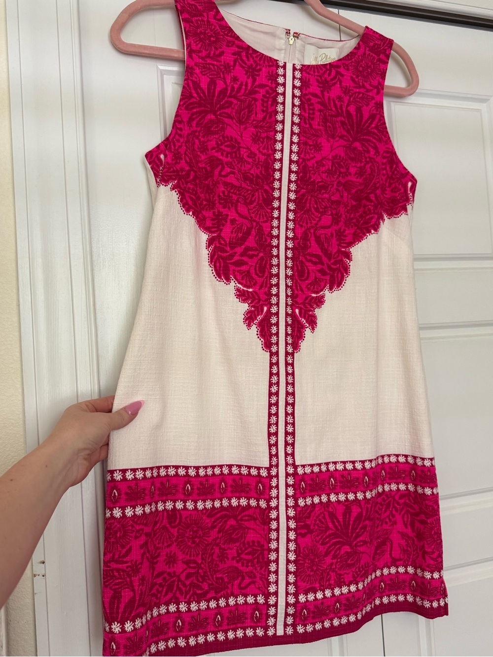 Lilly Pulitzer Hot Pink Mina Sleeveless Romper
